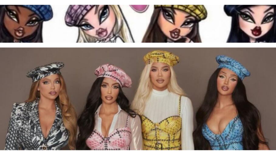 Sorprenden con sus atuendos de muñecas.