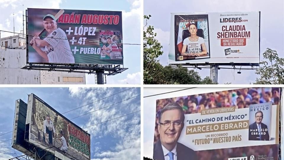 Sobre la propaganda colocada en vía pública, donde no se encontró evidencia sobre quién la financió, los partidos deberán asumir las sanciones.