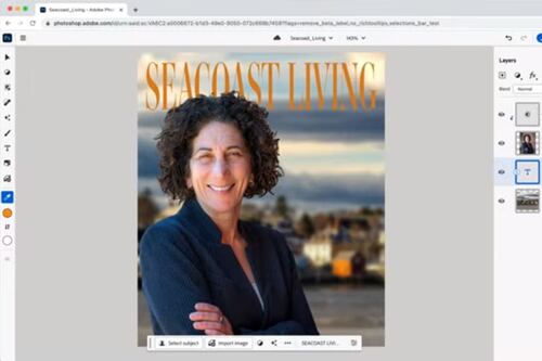Adobe revela versión web de Photoshop con herramientas impulsadas con IA