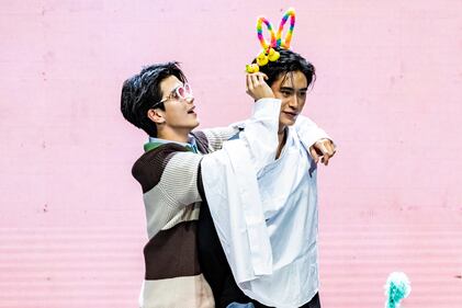 Los actores tailandeses Gemi Fourth se reunieron con sus fans mexicanos por primera vez el Teatro Metropolitan