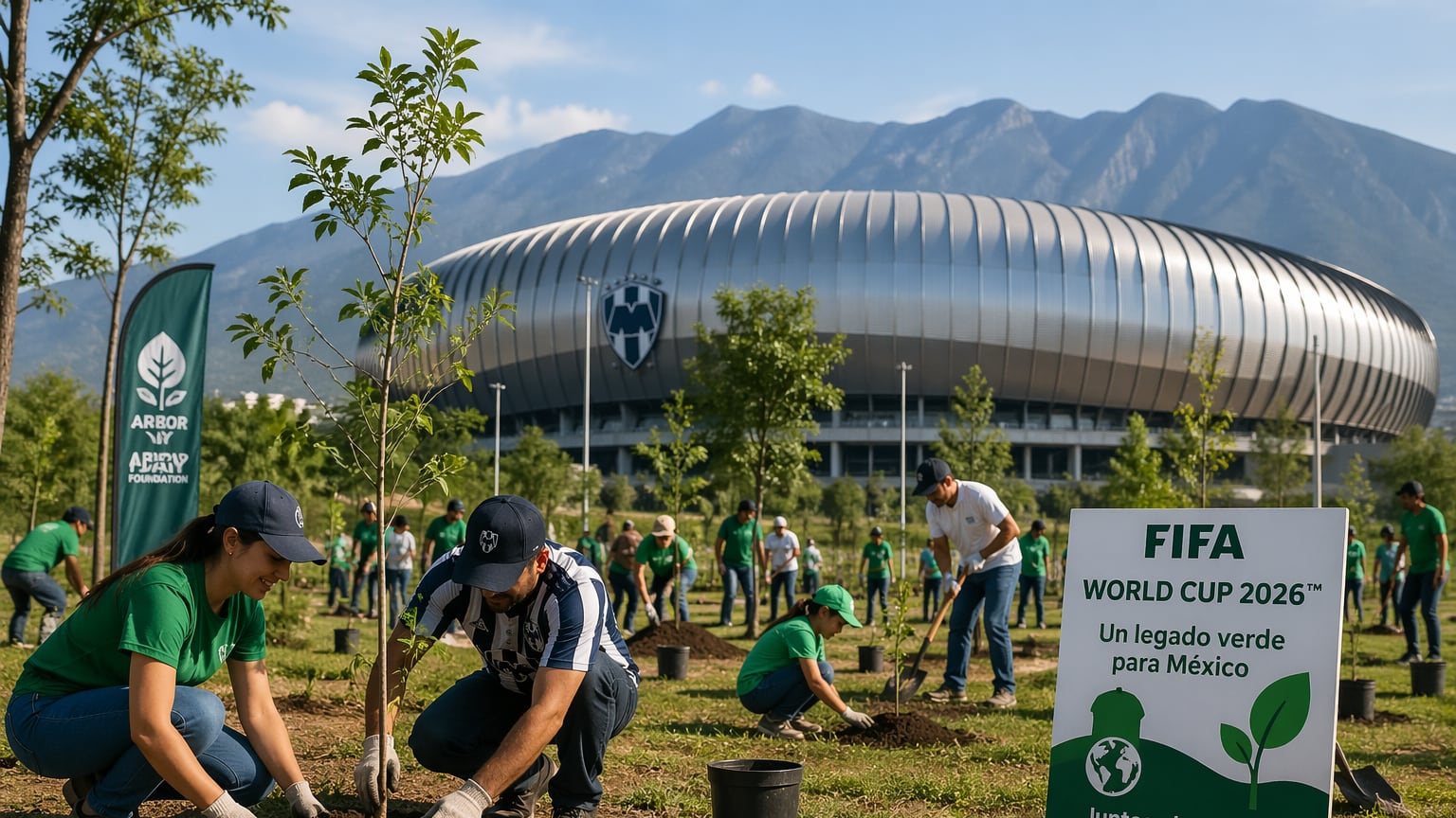 FIFA reforestará sedes mundialistas.