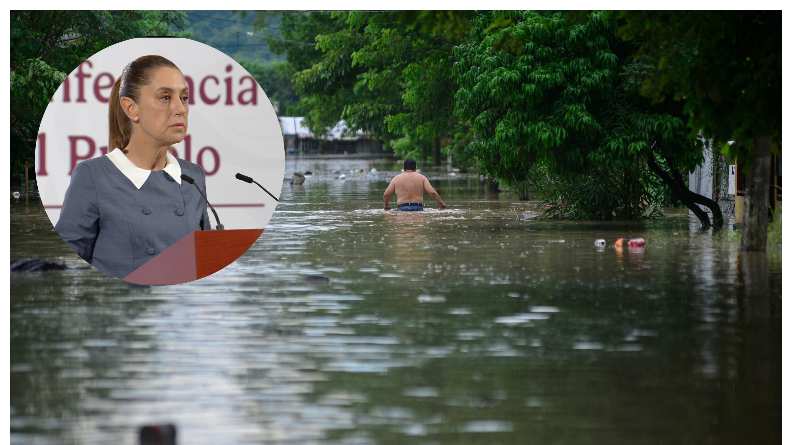 Afectaciones por lluvias Raymond