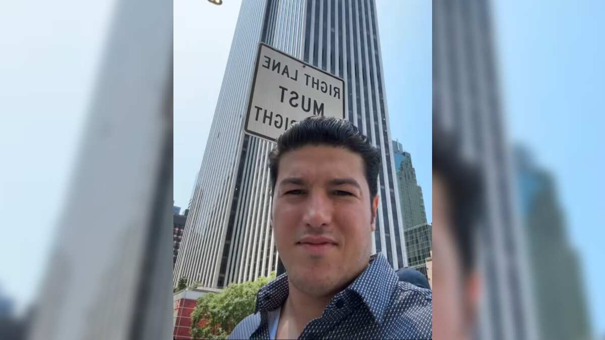 García asistió el domingo a Broadway para ver el musical “Hamilton”.