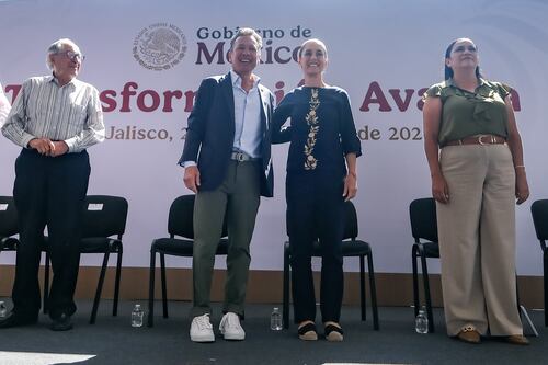 Sheinbaum presenta avances de su primer año en Zapopan; anuncia obras carreteras en Jalisco