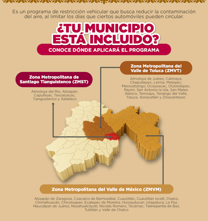 Hoy no Circula en CDMX y Edomex del martes 1 de julio de 2025