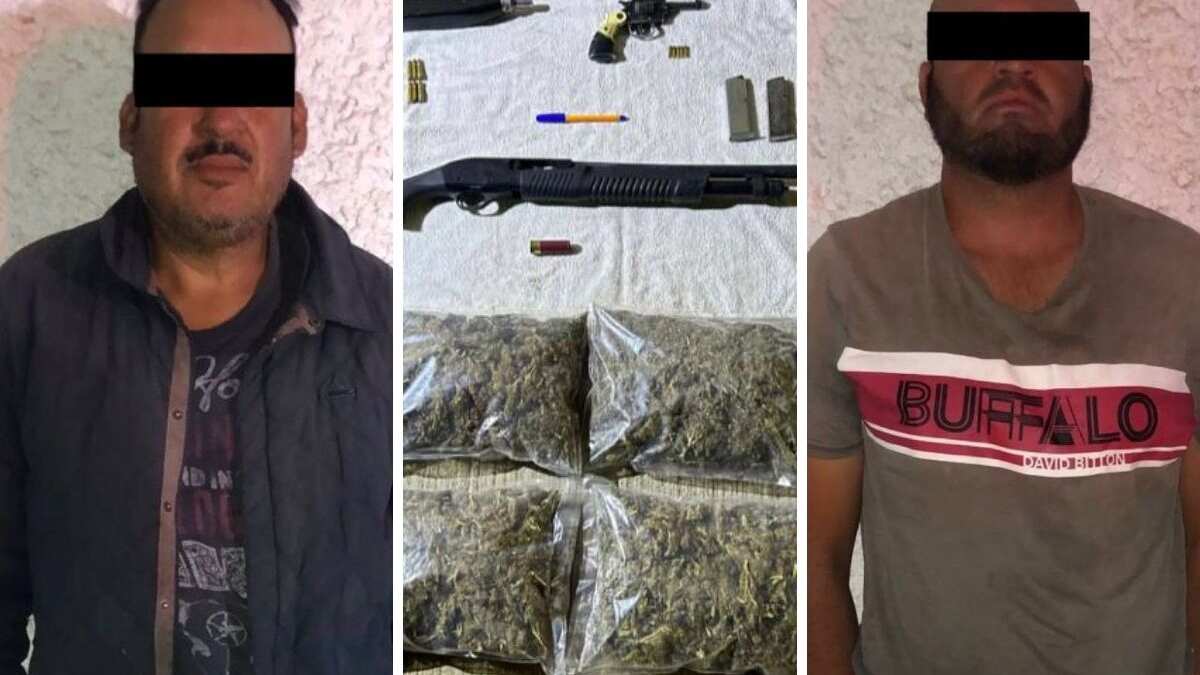 La Policía de León aseguró armas de fuego, droga y un vehículo irregular tras patrullaje en comunidad rural.