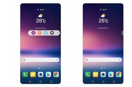 LG V30 reemplazará pantalla secundaria con una barra flotante