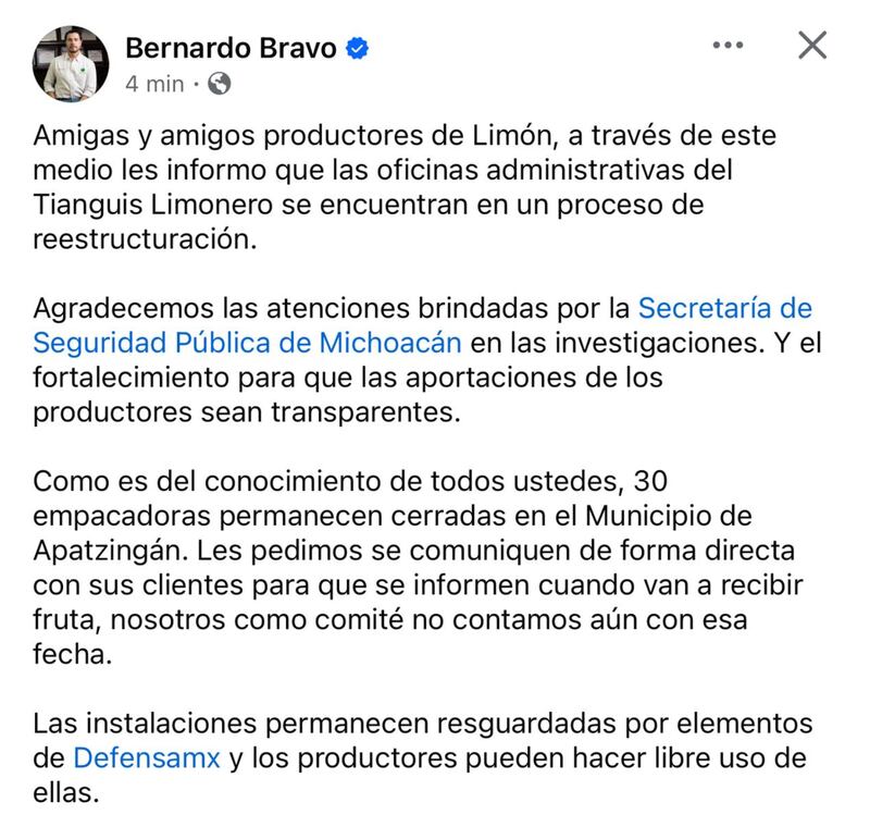 Bernardo Bravo, presidente de la ACVA