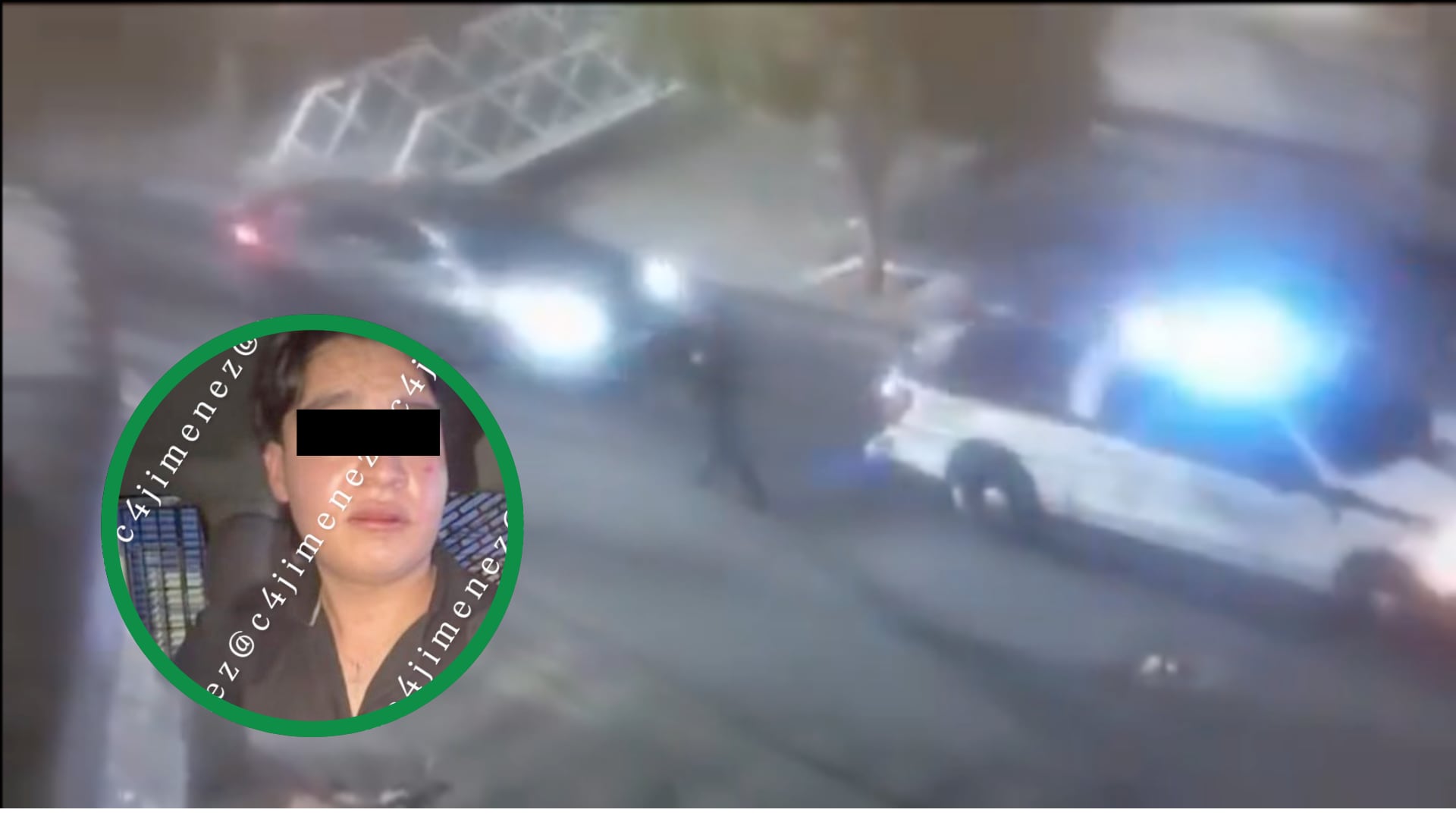 El hombre habría intentado huir en reversa, arrollado a un agente y posteriormente acusado abuso policial