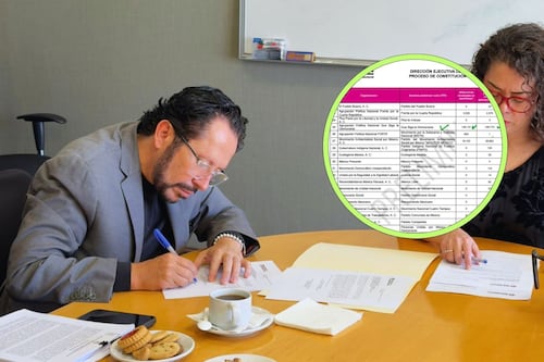 Qué siga la Democracia se perfila como partido, entrega firmas al INE