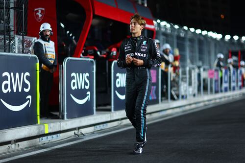 Espectacular sesión de prácticas de George Russell en el GP de Las Vegas