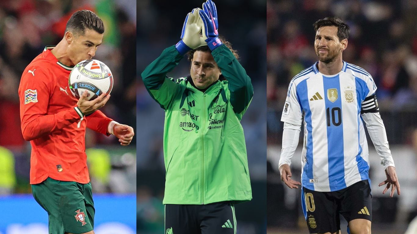 Ronaldo, Ochoa y Messi