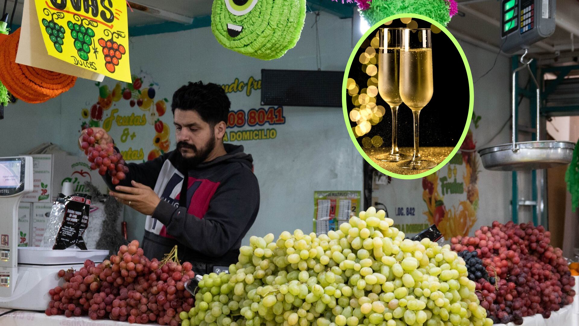 Algunos comerciantes temen una caída de, al menos, 20% en la venta de uva o que esté año “salgan tablas”; otros confían en que los mexicanos serán generosos.