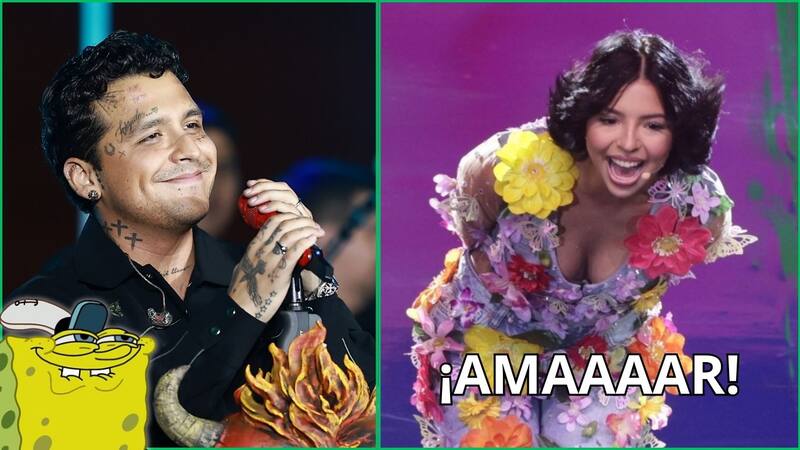 Christian Nodal y Ángela Aguilar