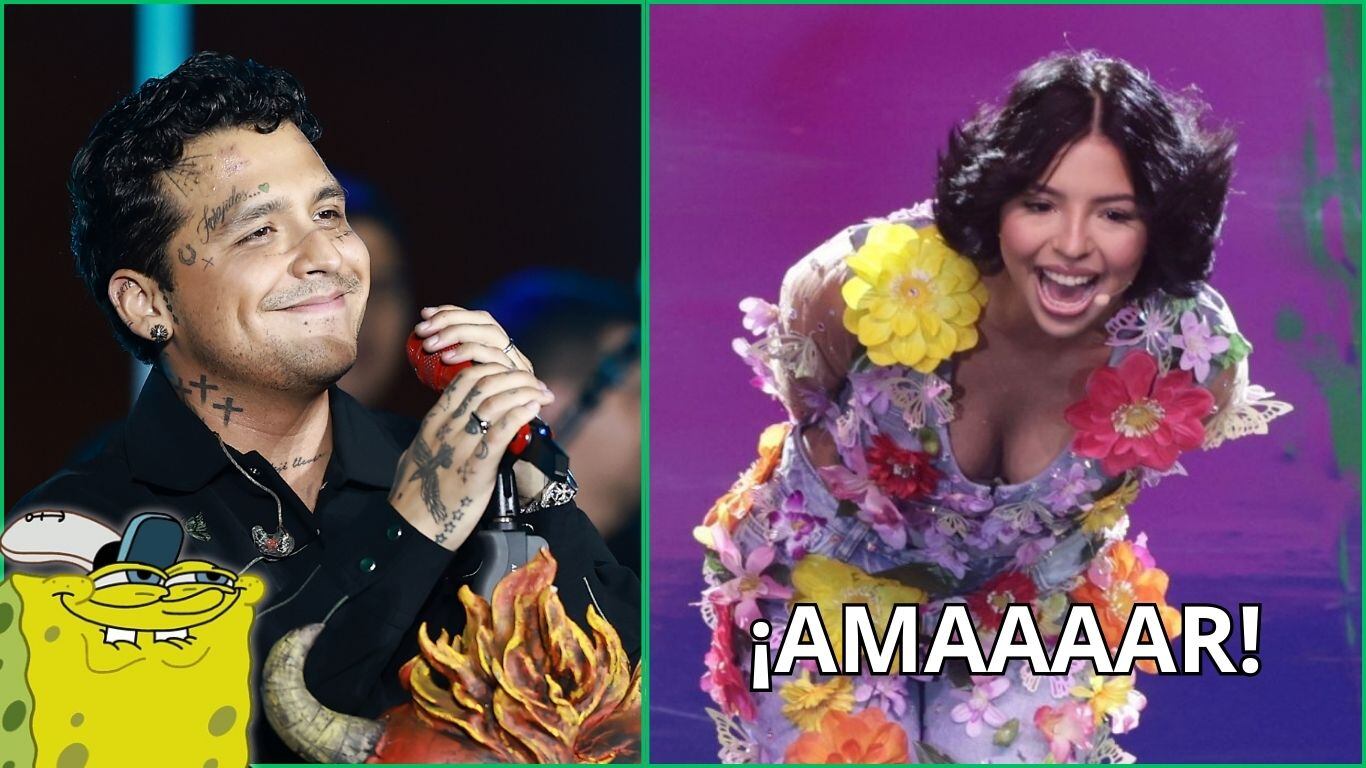 Christian Nodal y Ángela Aguilar