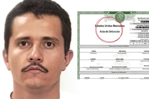 Acta de defunción revela cómo murió “El Mencho” y qué hicieron con su cuerpo