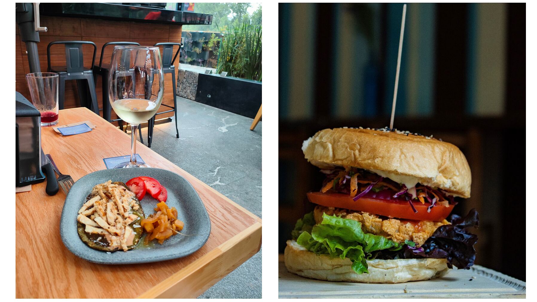 El maridaje de tacos al pastor con vinos es una experiencia emocionante y aquí te decimos dónde, pero si prefieres algo más saludable qué tal una hamburguesa o alitas vegetarianas