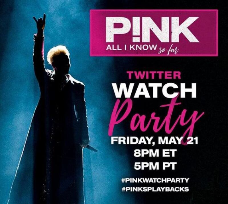 Pink Watch Party y el All I Know So Far Setlist