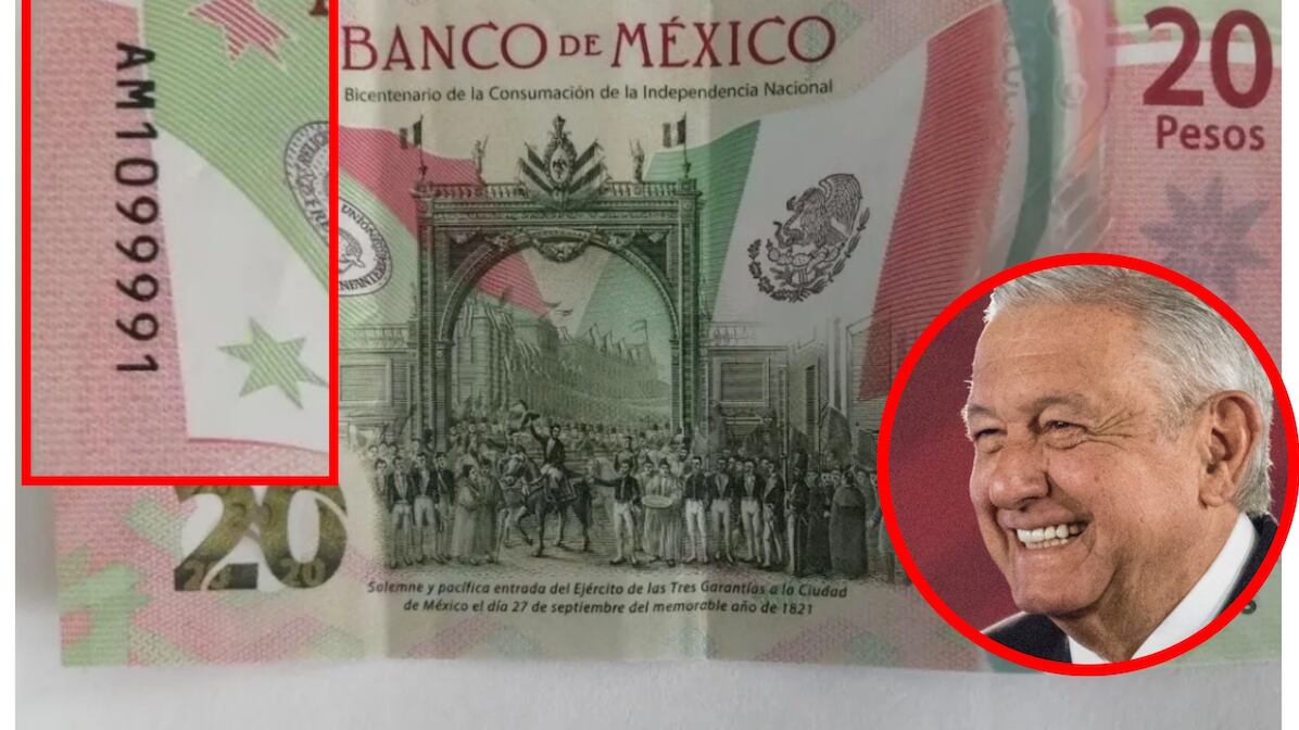 El número de serie lo convirtió en el "billete del presidente". (Especial)