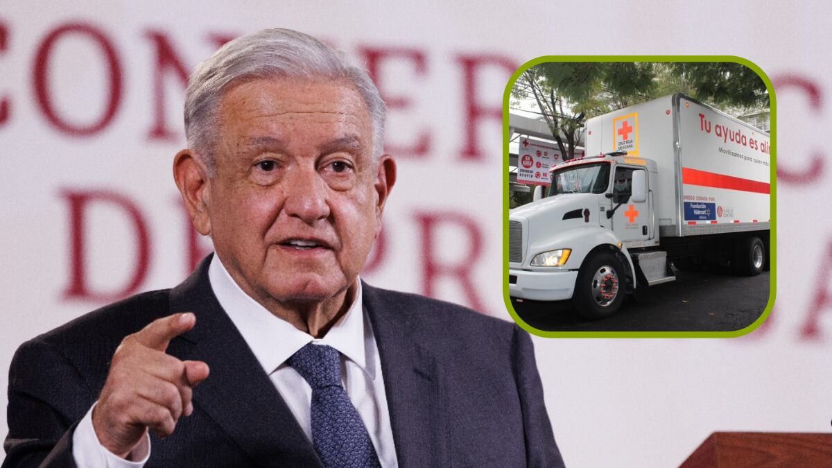 AMLO pide donar víveres a través de la Cruz Roja, a la Secretaría de la Defensa Nacional y a la Secretaría de Marina