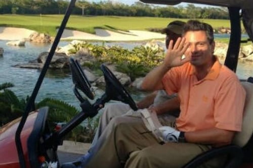 Enrique Peña Nieto reaparece en España en torneo de golf