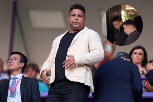 Ronaldo desata la furia de la afición del Valladolid por aparecer en deplorable estado