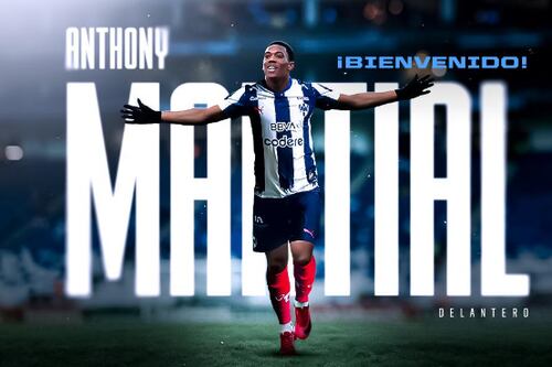 ¡Bombazo internacional! Anthony Martial es presentado como nuevo jugador de Monterrey