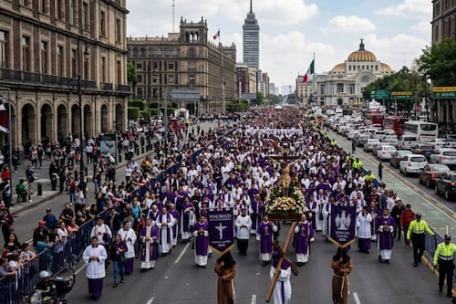 Viernes Santo provoca cierres en CDMX: procesiones afectan vialidades clave este 3 de abril