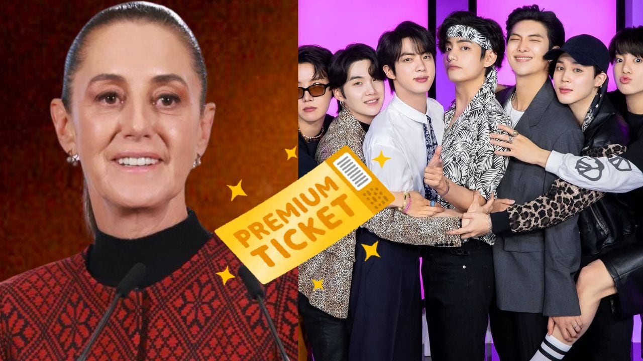 Claudia Sheinbaum y BTS