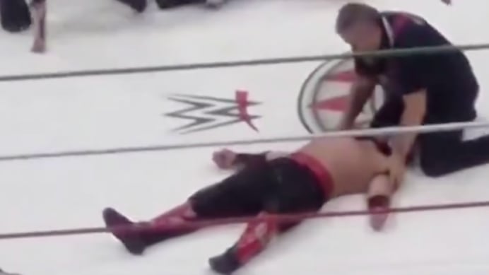 Octagón Jr. sufrió aparatoso accidente.