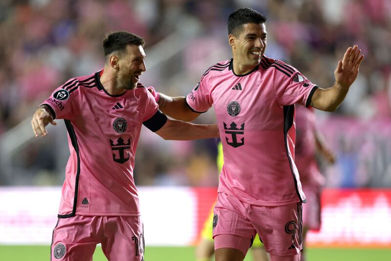 Lionel Messi y Luis Suárez