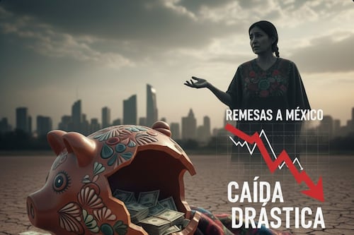 Remesas en México caen 4.6% en 2025 y rompen racha histórica de 11 años de crecimiento