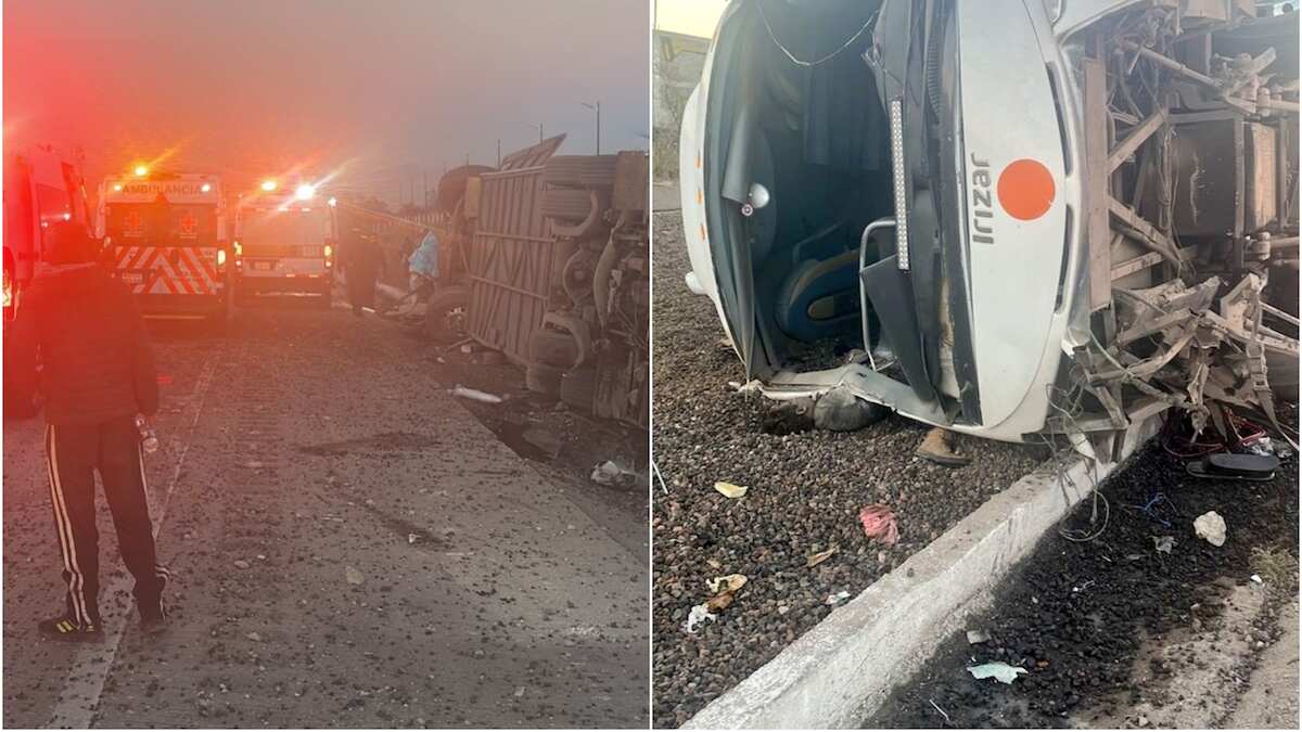 Hay tres muertos por la volcadura de este domingo. (Especial)