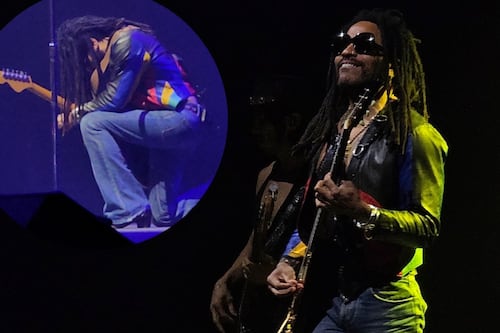 Lenny Kravitz dudó en cantar en Guadalajara, pero terminó agradeciendo al público