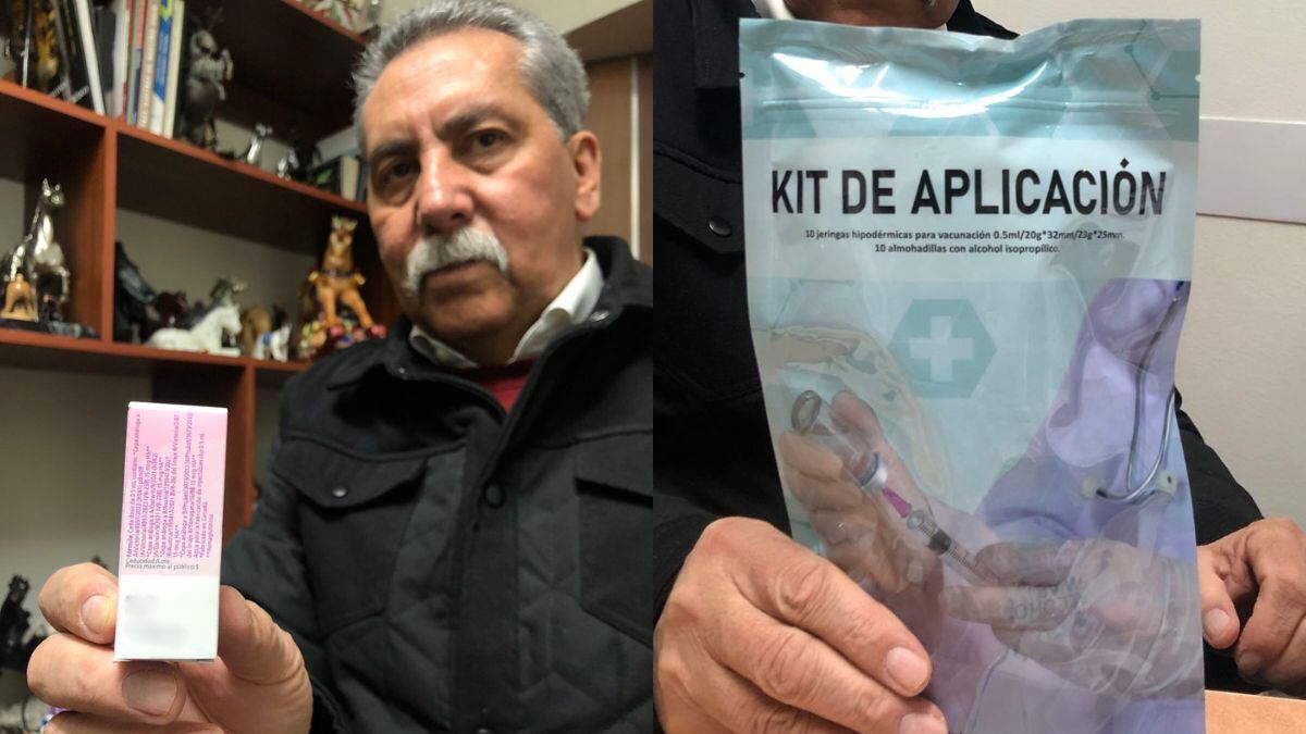 Médico Raymundo Uribe Bahena, autorizado por el laboratorio Pfizer ante Cofepris para plicar la nueva vacuna contra Covid-19