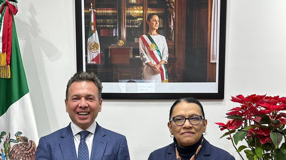 Pablo Lemus Navarro, gobernador electo de Jalisco se reunió con Rosa Icela Rodríguez Velázquez, secretaria de gobernación federal en la Ciudad de México, para coordinar una relación institucional sólida entre el gobierno estatal y federal para beneficio de los jaliscienses.