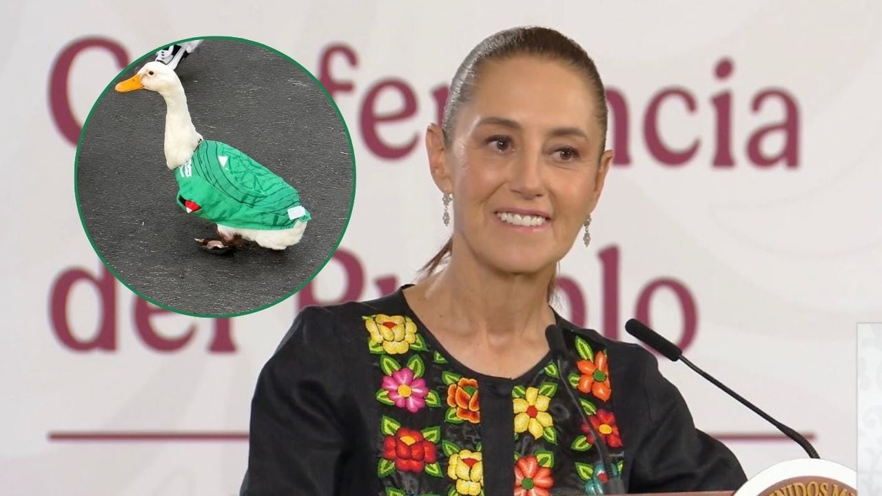 Claudia Sheinbaum y Pato Merlin