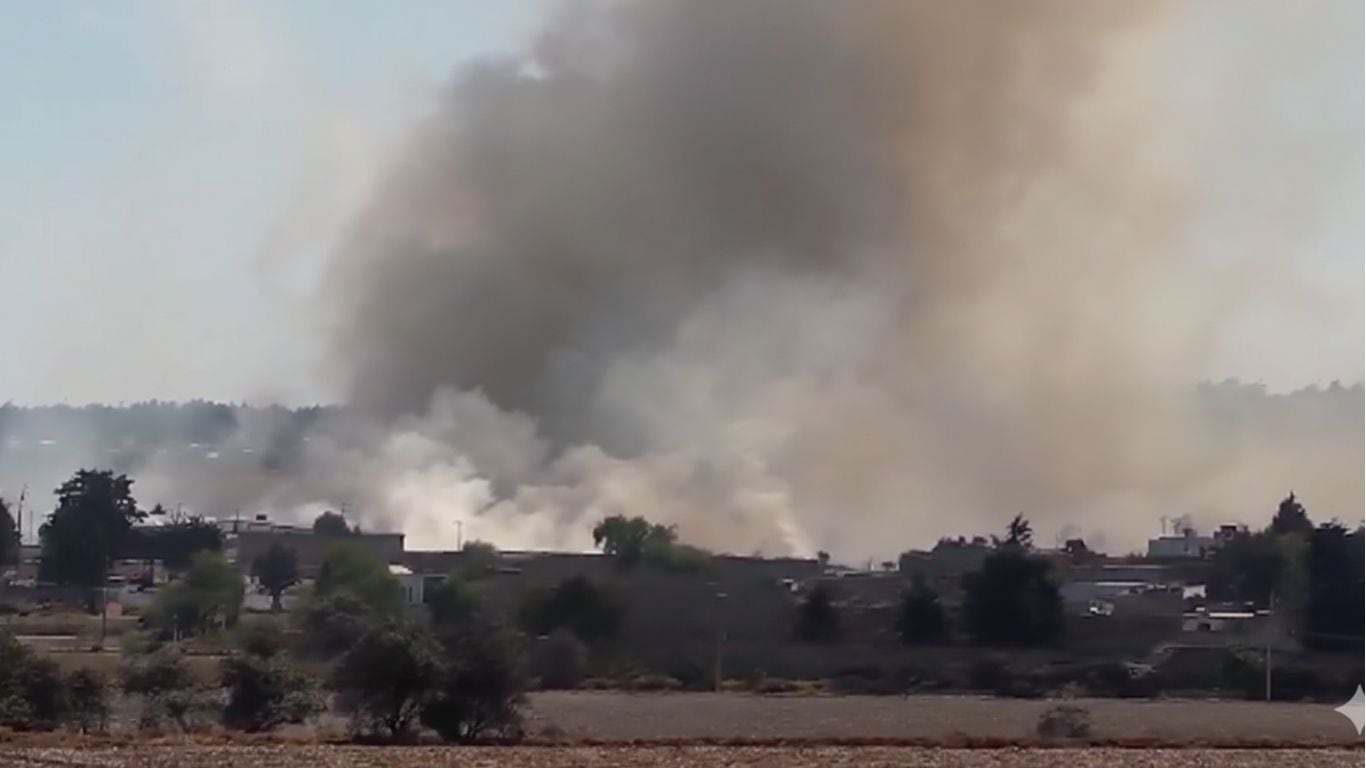 Incendio en Zinacantepec