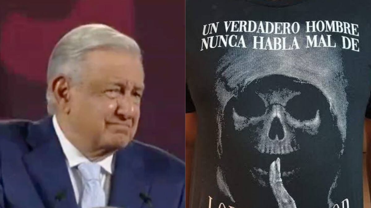 AMLO defiende libertad religiosa de los mexicanos tras polémica por playera de La Santa Muerte