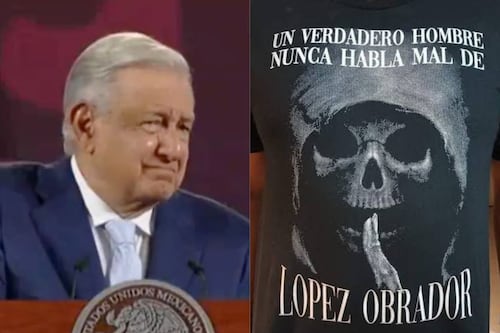 “No nos metamos en eso”: AMLO defiende libertad religiosa de los mexicanos tras polémica por playera de La Santa Muerte