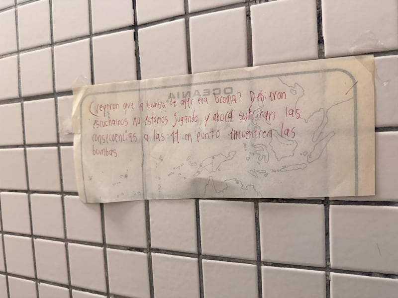 Amenaza en la UNAM