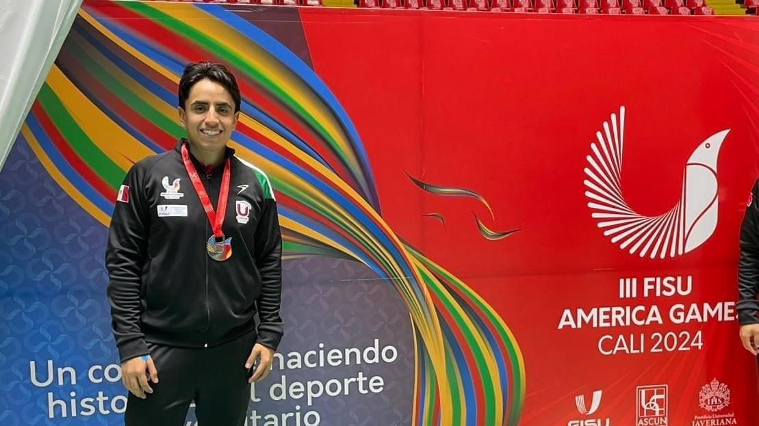 Tenismesista Andrés Vargas Rangel.