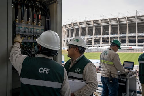 CFE reforzará suministro eléctrico en estadios de México para el Mundial 2026