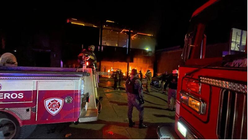 Incendio en Bar en Zacatecas