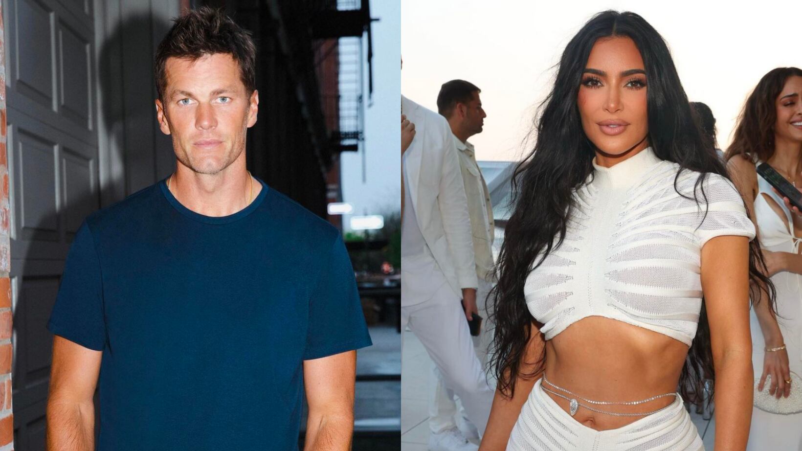 Tom Brady y Kim Kardashian levantan rumores de romance.
