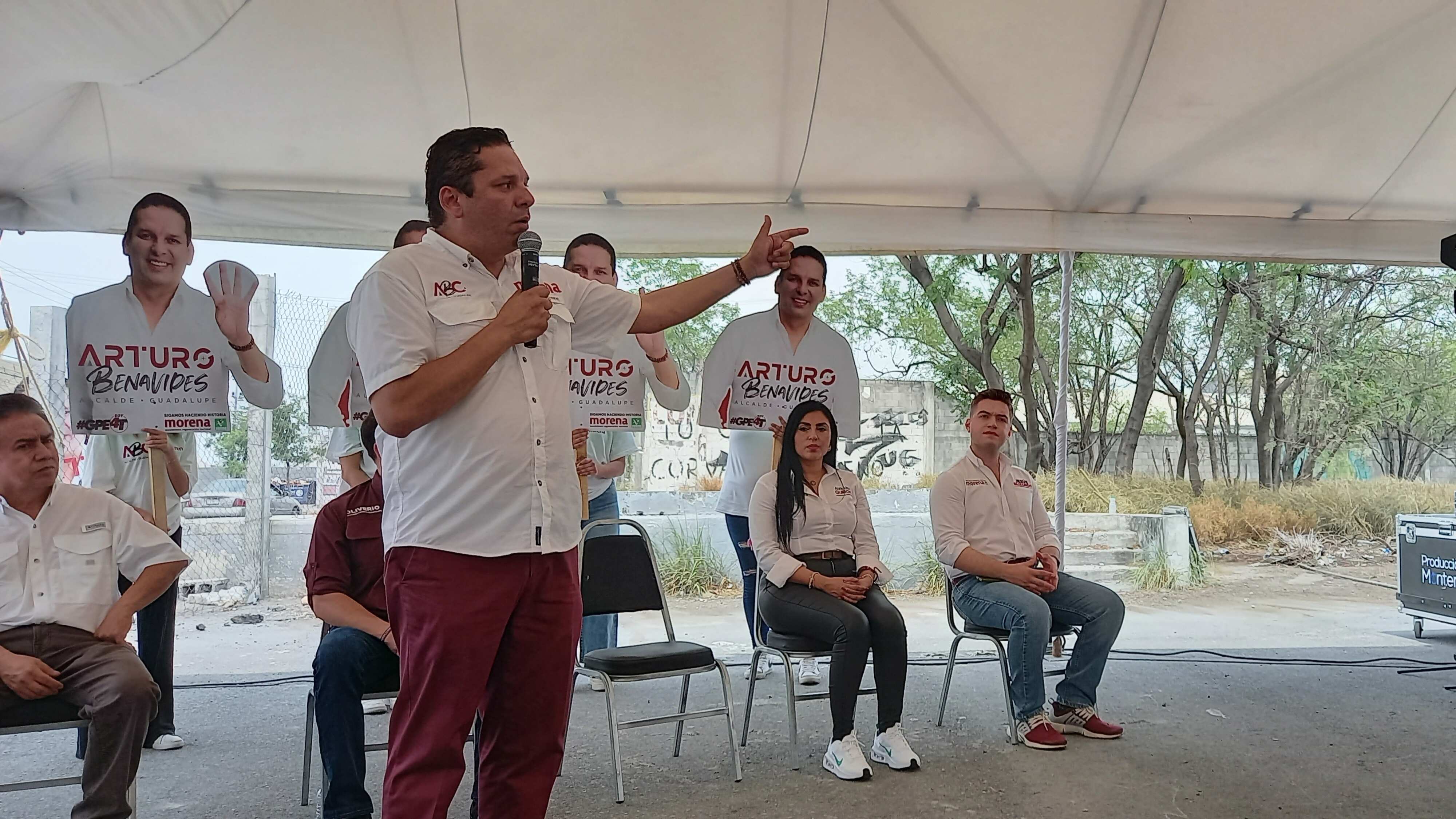 Benavides presentó el anteproyecto a través de un render.