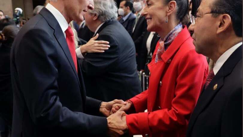 Claudia Sheinbaum y Alfredo del Mazo