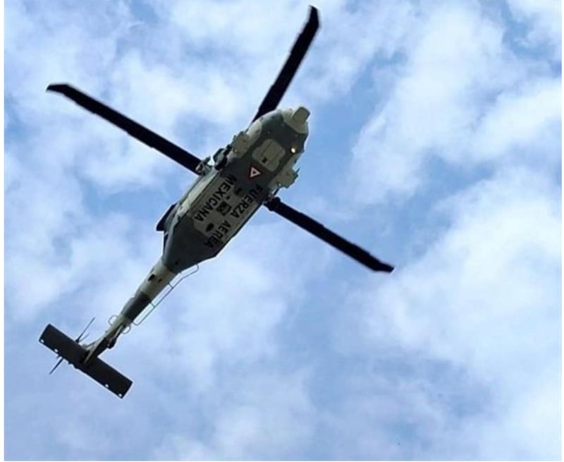 Helicóptero del Ejército Mexicano