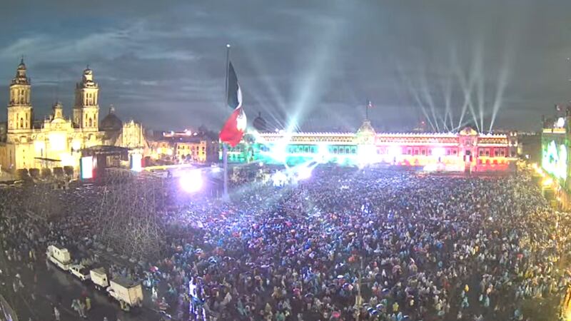 Zócalo cdmx grito de independencia 2022