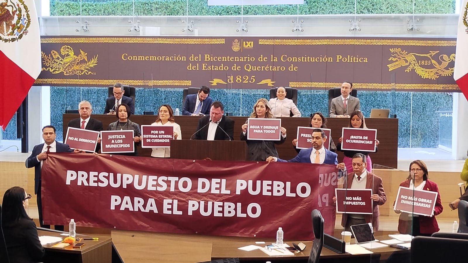 Morena y PT y diputada del PVEM rechazan